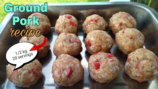 Ground Pork Recipe Simple but delicious [upl. by Marala]