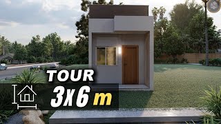 KITNET PEQUENA  LOFT MINIMALISTA  TINY HOUSE [upl. by Mlehliw669]