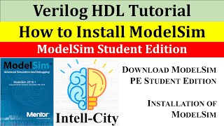 How to Install ModelSim  ModelSim Tutorial  Verilog HDL Tutorial in UrduHindi [upl. by Aisylla]