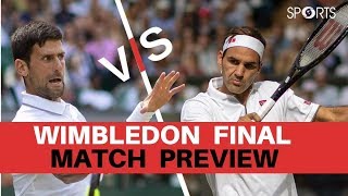 Match Point Roger Federer vs Novak Djokovic 2019 Final  Wimbledon [upl. by Oelgnaed]