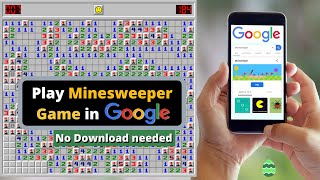 How to Play Minesweeper Game in Google Online [upl. by Atiran]