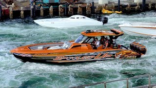 Ultimate Powerboat Madness from Haulover in Miami to Key West [upl. by Arivle786]