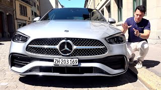 2022 Mercedes C Class  NEW Drive C220d AMG FULL Review Interior Exterior [upl. by Lauree]