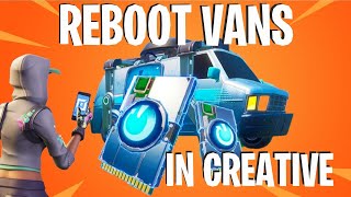 How To Get REBOOT VANS amp REBOOT CARDS In Fortnite Creative [upl. by Enirtak164]