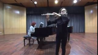 GF Handel  Sonata in G major for flute HWV 363b  Clara Marques [upl. by Aidnac]