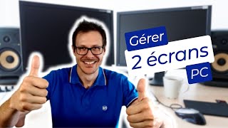 Gérer 2 écrans de PC [upl. by Adnamar]