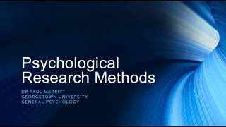 Psychological Research Methods [upl. by Learsiy]