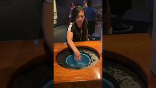 Titanic museum cold water experiment shortsvideo [upl. by Azer]