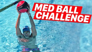 Medicine Ball Swimming CHALLENGE [upl. by Dugas]