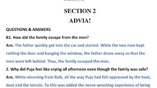 advia chapter class 8 question answers of english book of communicate in engish in hindi solution [upl. by Norret]