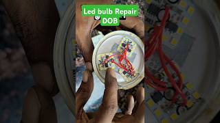 Led bulb Repair with DOB 230v AC  Electronics Verma [upl. by Yecnahc943]