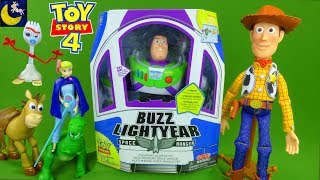 Thinkway Toys Buzz Lightyear Signature Collection Interactive Woody Bo Peep Forky Toy Story 4 Toys [upl. by Arlyne]