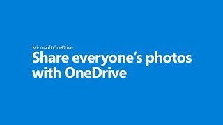 Share everyones photos with OneDrive [upl. by Nyleahs]