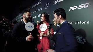 Indian Sports Honours Awards Virat and Anushka play ‘Never Have I Ever’ [upl. by Nesaj]