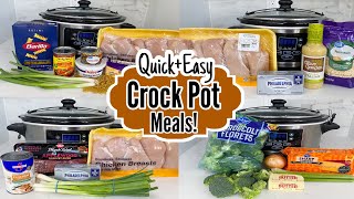 EASIEST Crockpot Dinners  6 Quick amp CHEAP Slow Cooker Recipes  Lets Get COOKING  Julia Pacheco [upl. by Aniluap]