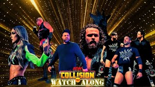 AEW Collision Watch Along W ingLeoPicasso Feat Wrestletati from Ringside [upl. by Atilamrac]