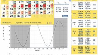 maréeinfo  Sélectionner une date  Annuaire des marées France [upl. by Ermey155]