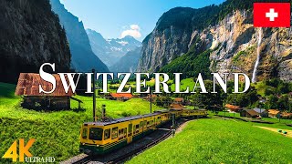 Switzerland 4K Ultra HD • Stunning Footage Switzerland Scenic Relaxation Film with Calming Music [upl. by Aynek774]