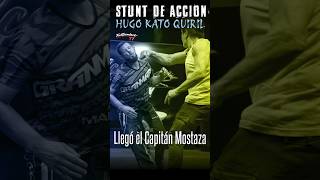 🦸‍♂️LLEGÓ el CAPITÁN MOSTAZA👊💥  STUNT DE ACCION HUGO quotKATOquot QUIRIL en Full Contact TV [upl. by Ecinehs]