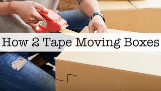 How 2 Tape Moving Boxes [upl. by Quickman]