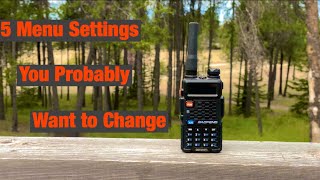 Baofeng Basics5 settings you probably want to change [upl. by Avra]