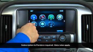 GMC Intellilink 2014 How to 8in Pandora [upl. by Claribel]