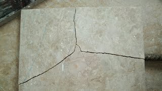 How to easily repair Italian marble cracks and hole must match [upl. by Hayidan172]