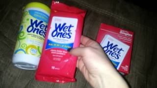 Wet Ones Antibacterial Wipes [upl. by Adnwahsar]