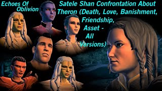 SWTOR Satele Shan Confrontation About Theron DeathLoveBanishmentFriendshipAsset  All Versions [upl. by Enoved]