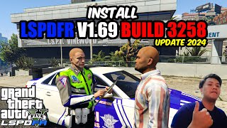 CARA INSTALL MOD LSPDFR GTA 5 TERBARU V169 BUILD 3258  GTA 5 POLICE MOD [upl. by Notlaw]