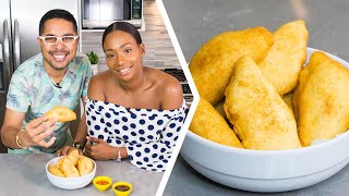 How To Make Trini Aloo Potato Pies  Foodie Nation [upl. by Press]