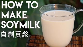 How to Make Soy Milk from Scratch 豆浆 [upl. by Jermaine]