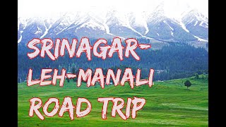 Srinagar to Leh to Manali Road Trip  Ladakh Tour Guide in hindi  Safar Stories [upl. by Ahsac]