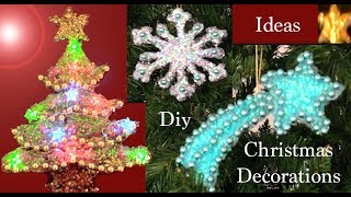 Decoraciones adornos fáciles para Navidad 2018  Diy Christmas Ideas Decor [upl. by Aisatsana275]