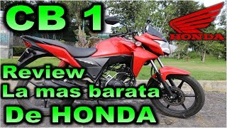 Prueba HONDA CB1 110 CC Review en Español con Blitz Rider [upl. by Irwin]