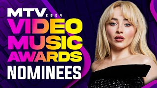 MTV VMAs 2024 Nominees  MTV Video Music Awards 2024 [upl. by Harmon541]