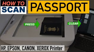 How To scan Passport Clearly amp Properly [upl. by Etterraj159]