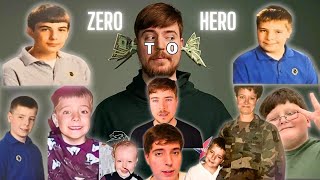 From Zero to Hero  The Mr Beast Journey  Evolution of MrBeast [upl. by Nebra]