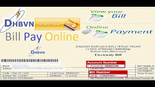 How to Make Payment of DHBVN Electricity Bill [upl. by Orgell]