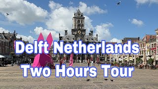 Delft Netherlands  Two Hours Tours tours delft travel [upl. by Lyrac]