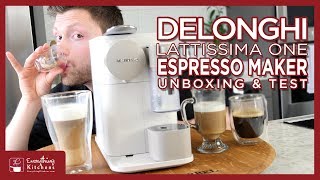 Nespresso  Delonghi Lattisima One Unboxing amp Test [upl. by Reynolds995]