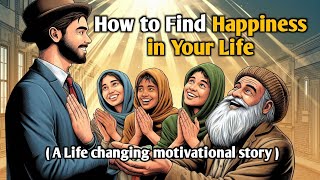 How to find happiness in your life  A best motivational story in english learning [upl. by Llertnauq]