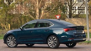 Skoda NEW Octavia Style 2021 in 4K Lava Blue Metallic 18 inch Perseus walk around amp detail inside [upl. by Ettedo]