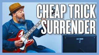 Cheap Trick Surrender Guitar Lesson  Tutorial [upl. by Losse]