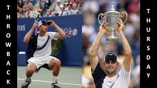 Throwback Thursday Andy Roddick wins US Open 2003 vs Juan Carlos Ferrero [upl. by Astor]