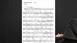 Musettas Waltz Song Puccini Soloist Folio For Flute [upl. by Guerin]