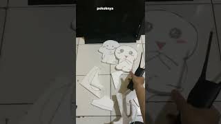 Styrofoam cut Pentol  potong styrofoam part 4 satisfying foam styrofoam fyp [upl. by Eizeerb]