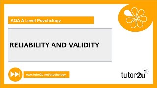 Reliability and Validity Explained  Research Methods  ALevel Psychology [upl. by Notrem]