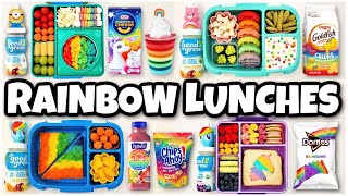 NEW RAINBOW Lunch Ideas 🌈 Bunches Of Lunches [upl. by Aisayt]