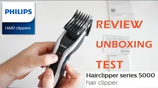 Philips Series 5000 Hairclipper  REVIEW  UNBOXING  TEST [upl. by Alidis]